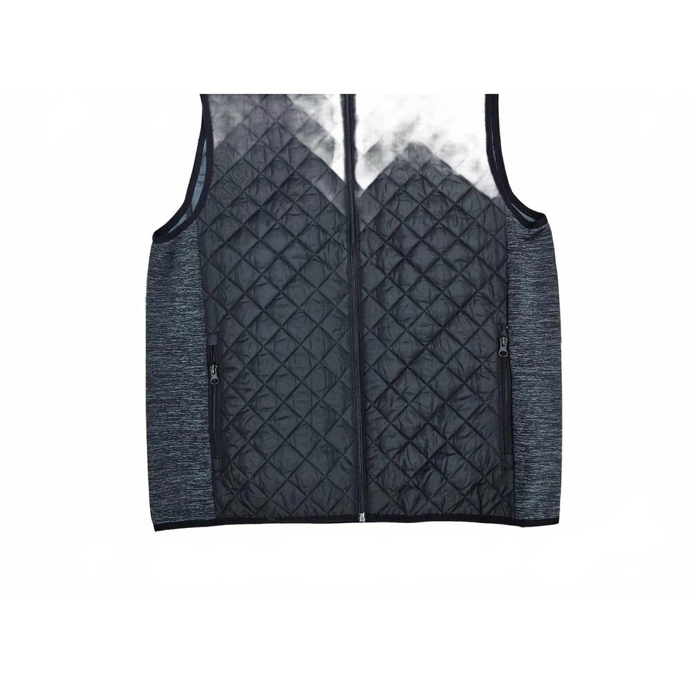 NEW F/X FUSION men's quilted sporty vest in black